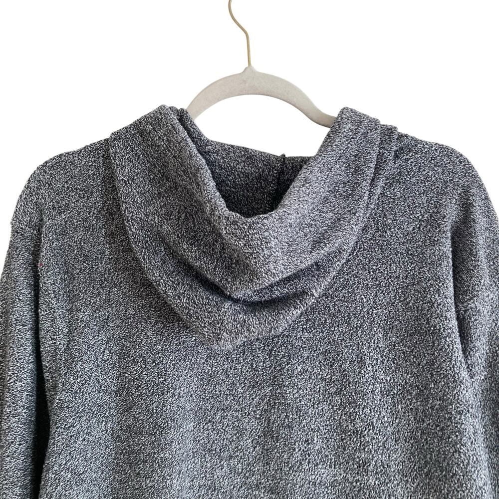 MV Sports Mammoth Gray White Terrycloth Slim Lightweight Hoodie Size Medium - Picture 8 of 16